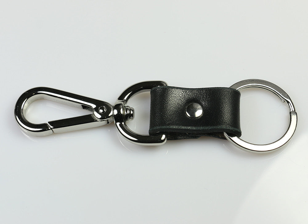 Leather Fob Keychain, Belt Clip Key Holder
